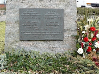 Gedenkstein für die auf Borkum ermordeten Soldaten der US-Airforce