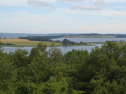 Naturschutzgebiet Tetzitzer See mit Halbinsel Liddow und Banzelvitzer Berge