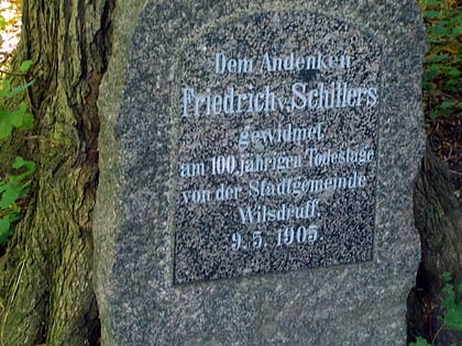 schiller gedenkstein wilsdruff