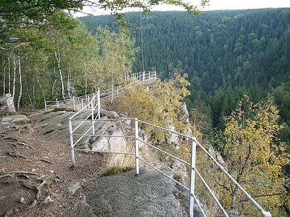 katzenstein park krajobrazowy ore mountains vogtland