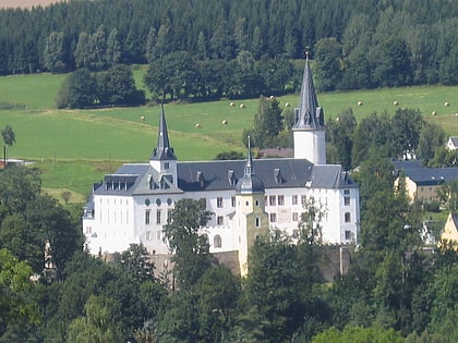 purschenstein castle park krajobrazowy ore mountains vogtland