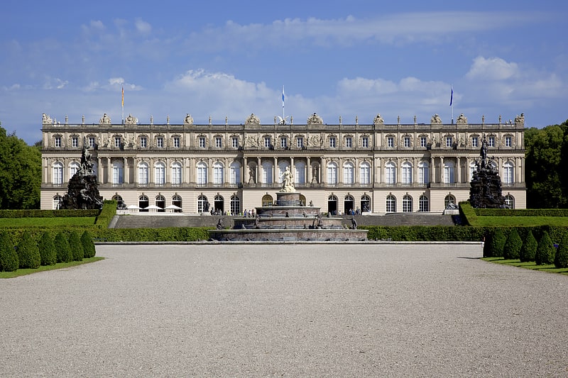 palac herrenchiemsee wyspa herrenchiemsee