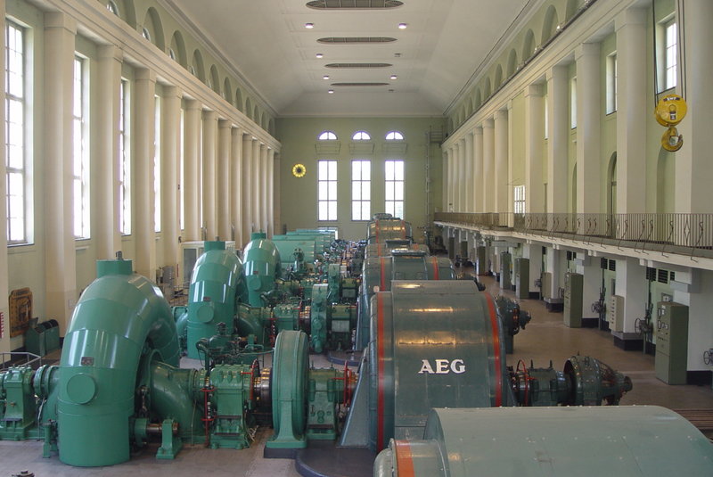 AEG turbine factory