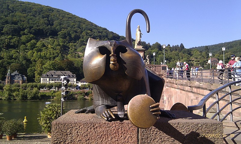 Heidelberg Bridge Monkey