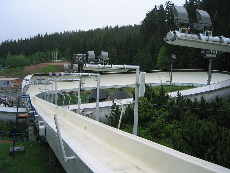 Piste de bobsleigh, luge et skeleton d'Altenberg