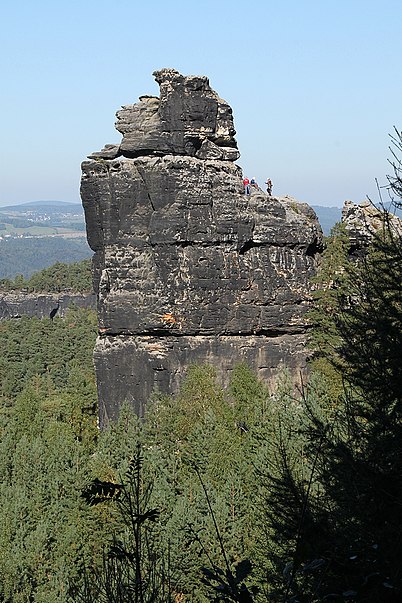 Saxon Switzerland climbing region