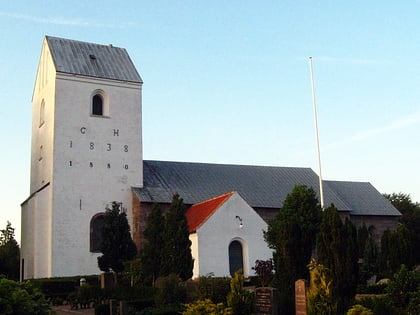 sulsted church north jutlandic island