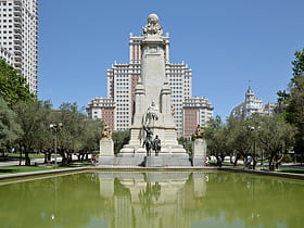 monument to miguel de cervantes madrid