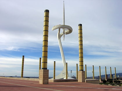 torre de comunicaciones de montjuic barcelona