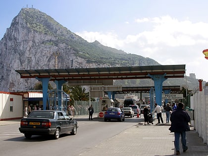 Frontière entre l'Espagne et Gibraltar