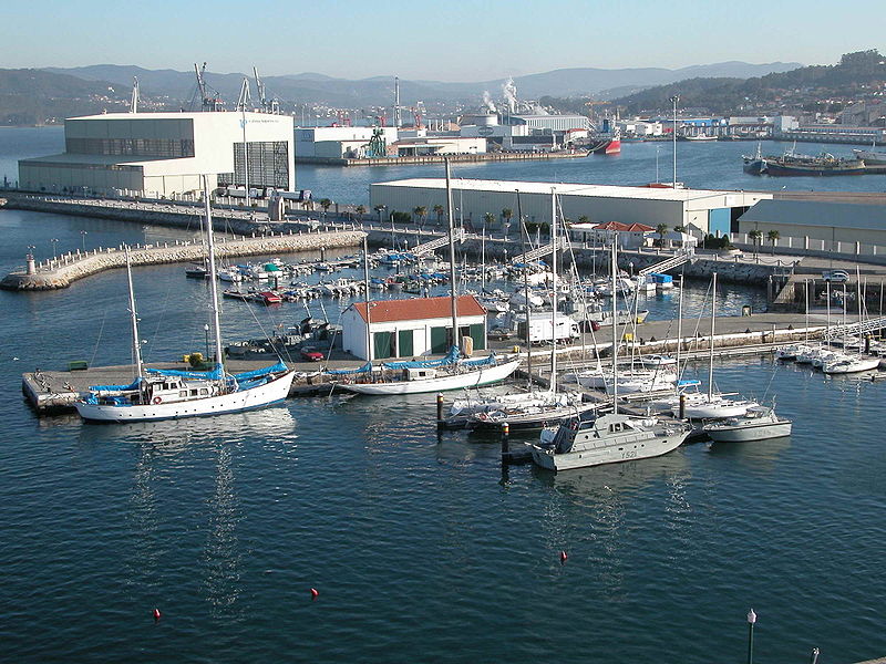 Port of Marín and Ria de Pontevedra