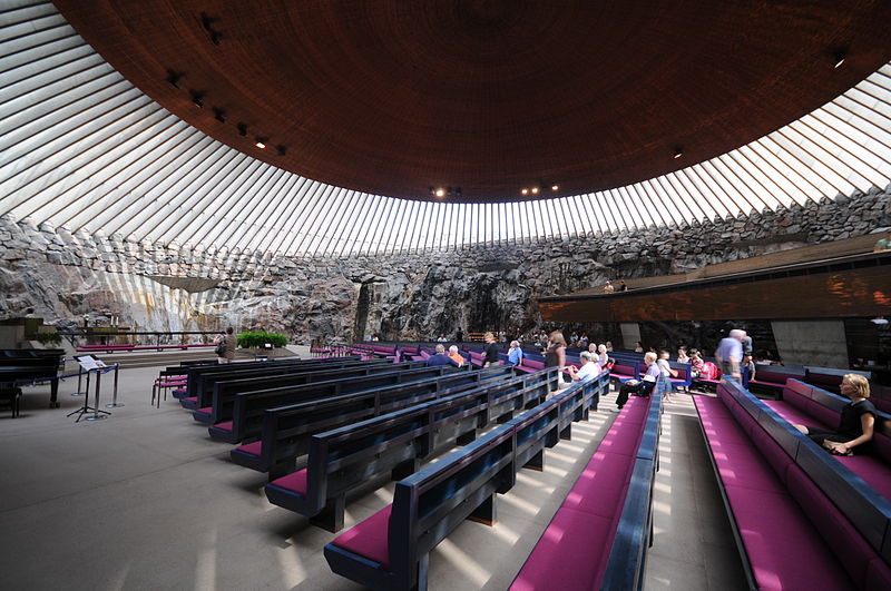 Église Temppeliaukio d'Helsinki
