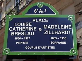 Plaza Louise Catherine Breslau y Madeleine Zillhardt