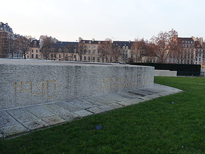 memorial de los martires de la deportacion paris