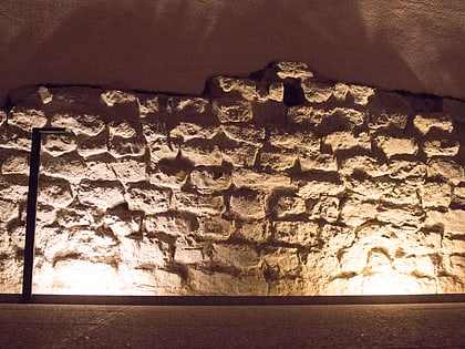 vestiges of the gallo roman wall grenoble