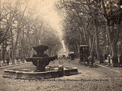 fontaine des neuf canons aix en provence