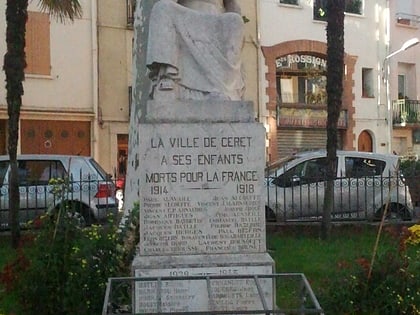 war memorial of ceret
