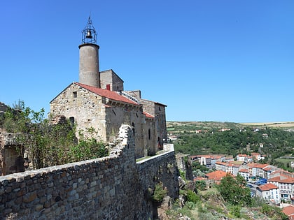 chateau fort et eglise saint jean du marchidial champeix
