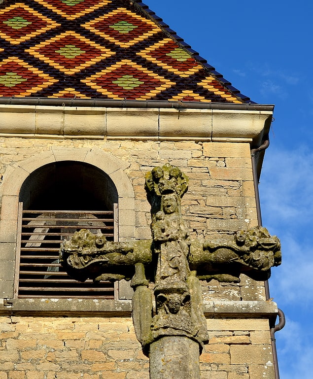 croix du cimetiere de courlaoux