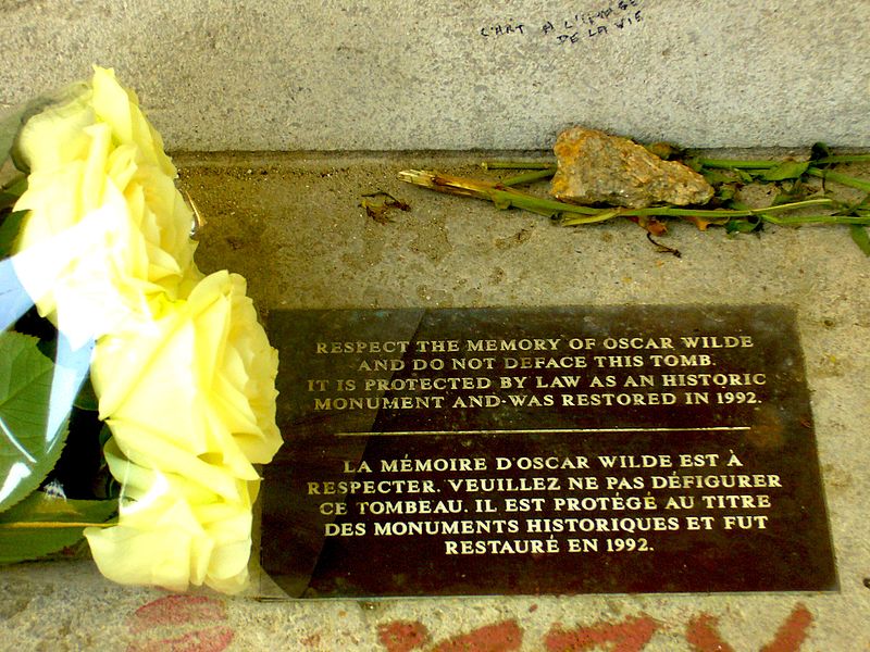Oscar Wilde's tomb