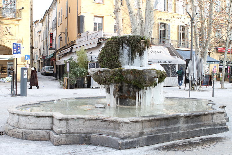 Fontaine des Neuf-Canons, Aix-en-Provence