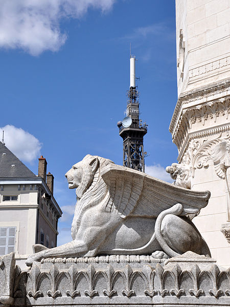 Metallic tower of Fourvière