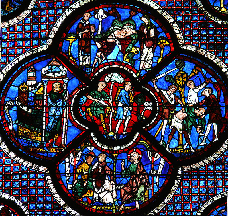 Stained glass windows of Chartres Cathedral