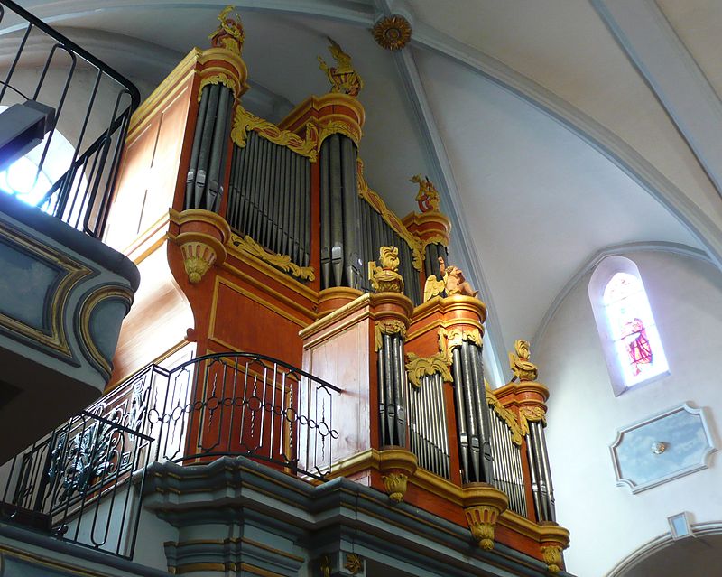 Orgue Peyssy-Micot de l'église Notre-Dame-de-la-Barthe de Saint-Chinian