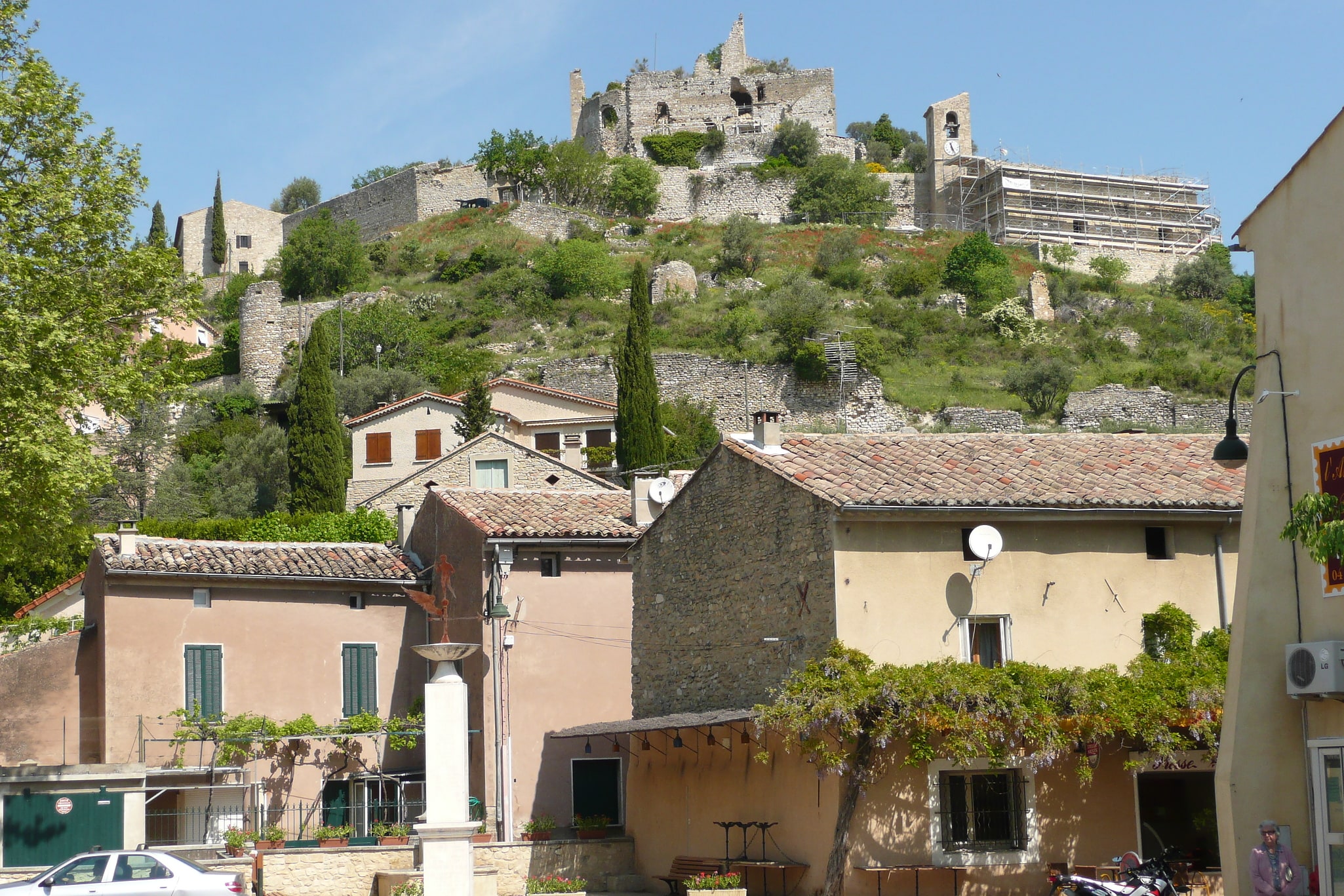 Entrechaux, France