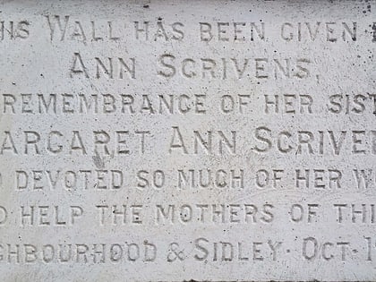 margaret scrivens memorial wall bexhill on sea