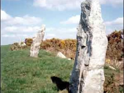 nine maidens stone row