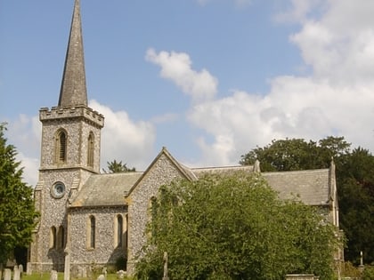 stanmer church sussex downs aonb