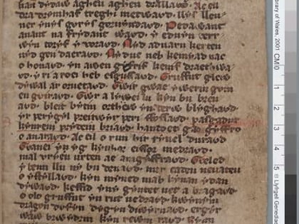hendregadredd manuscript aberystwyth