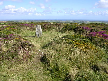 bartinney castle cornwall area of outstanding natural beauty