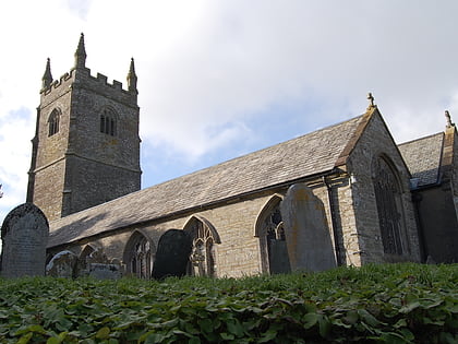 st ildiernas church cornwall area of outstanding natural beauty
