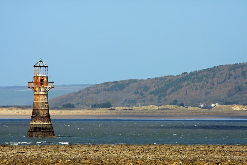 whiteford lighthouse gower halbinsel
