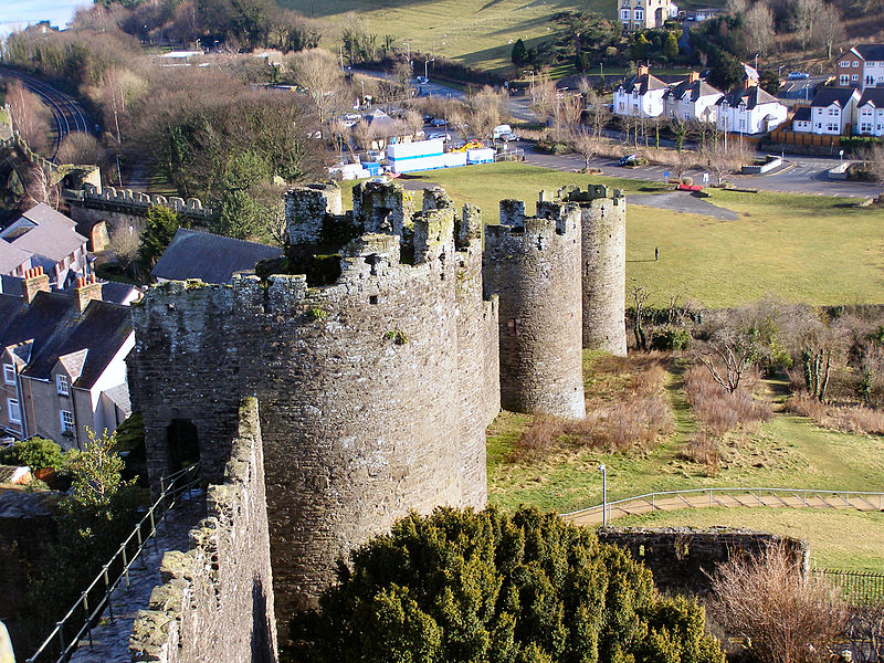 Conwy town walls