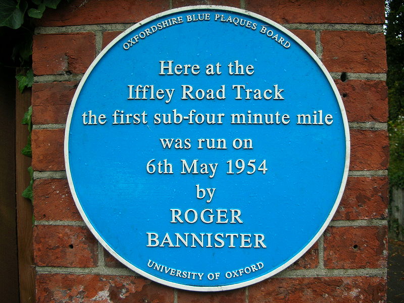 Roger Bannister running track
