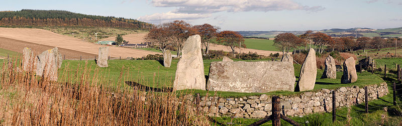 Easter Aquhorthies stone circle