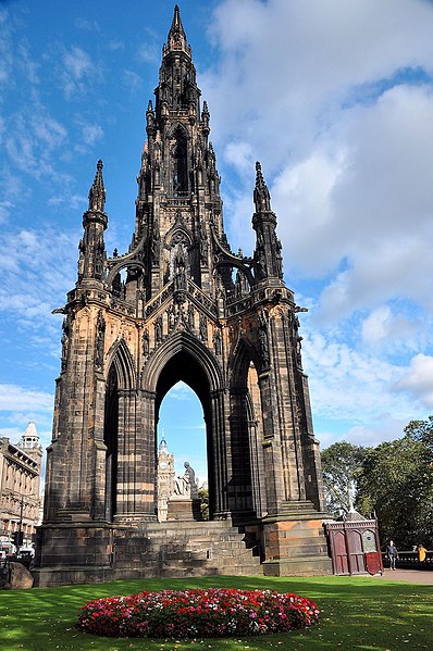 Monumento a Walter Scott en Edimburgo