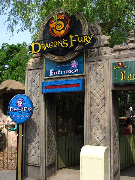 Dragon's Fury Roller Coaster