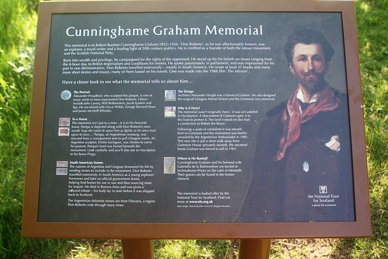 Cunninghame Graham Memorial, Loch Lomond and The Trossachs National Park