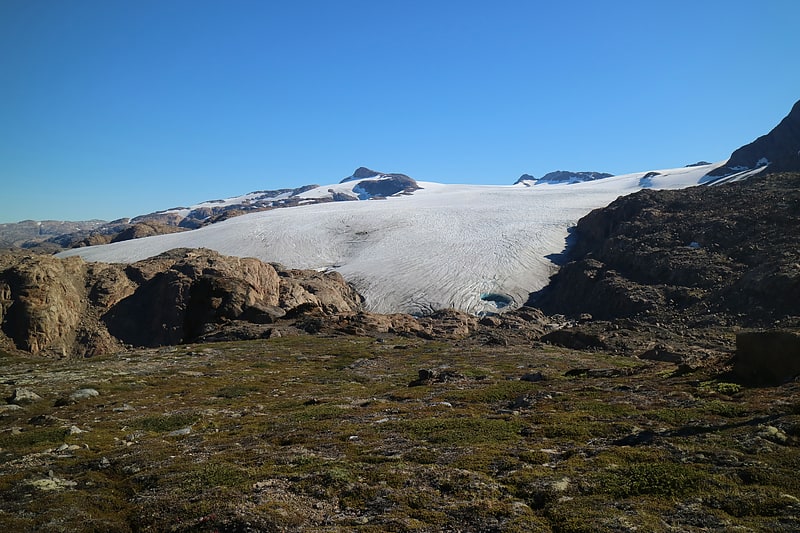 mittivakkat glacier wyspa ammassalik