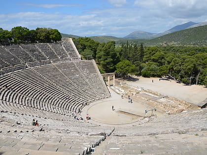 ancient theatre of epidaurus epidaure