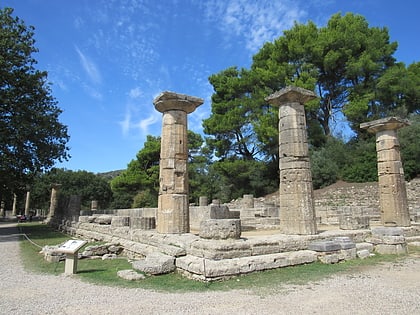 templo de hera en olimpia