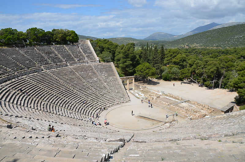 ancient theatre of epidaurus epidaure