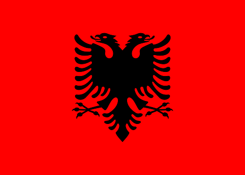 dzie flagi albania