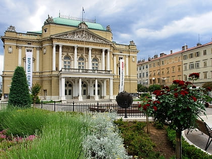 Croatian National Theatre Ivan pl. Zajc in Rijeka