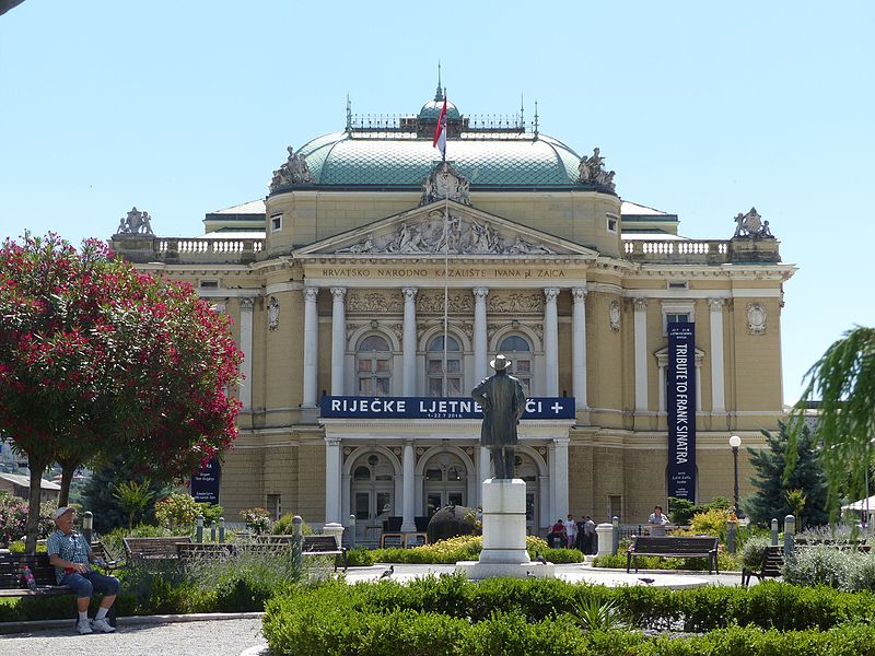 Croatian National Theatre Ivan pl. Zajc in Rijeka