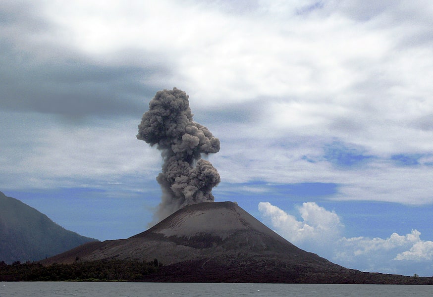 Krakatoa, Indonésie